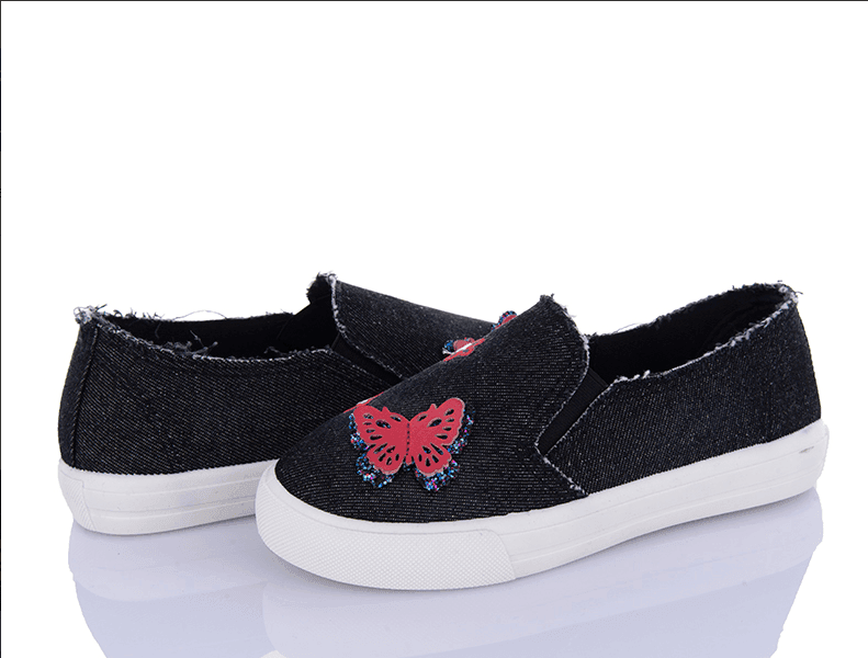 Сліпони дит. Waldem WH09  bleck-red (31-36р.)