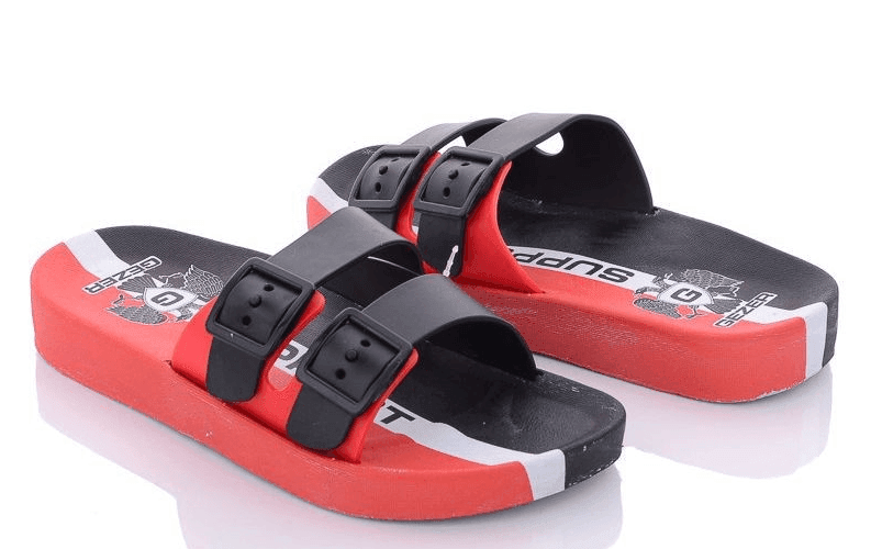 Шльопанці дит.Violeta 12329 black-red  (30-35р)