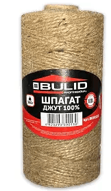 Шпагат (джут 100%) 540г ТМ "BULID" 050120