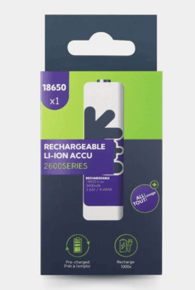 Акумулятор 18650 Uniross 2600mAh