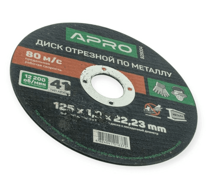 Круг відрізний APRO 125х1.2мм