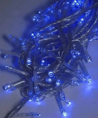 Гирлянда 500 LED, проз. шнур, синий свет A-3