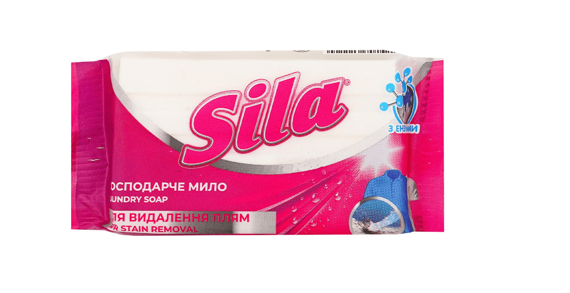 Sila Мило господарче тверде для прання та видалення плям 100г біле