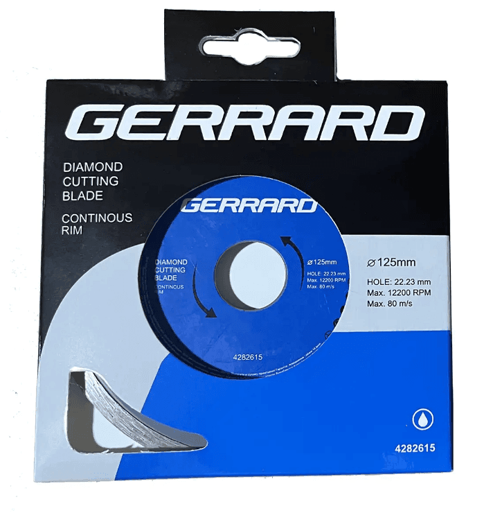Диск алмазний по плитці - 125х22,23мм (GERRARD)