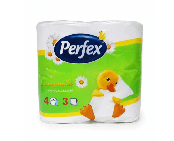 ТП PERFEX 3-х шар ромашка  4шт