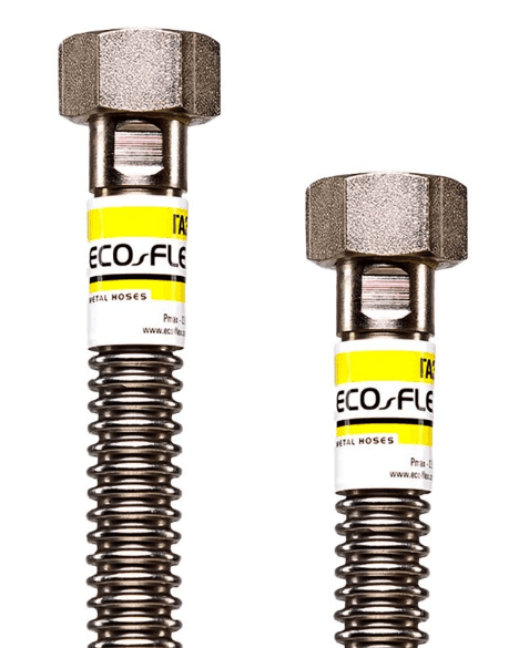 Газ. шланг d12 1/2х1/2 вз 30 см (GIFF030)
