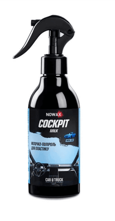 Молочко-поліроль для пластику NEW CAR Nowax Cockpit Milk 280ml NX86873
