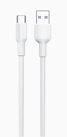 012707 Кабель Aspor А082 Silicone Type-C 5А довжина 1м білий
