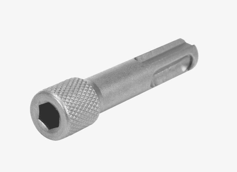 23460 Тримач-адаптер насадок VOREL SDS+ HEX 1/4" (6,35мм) L=60мм