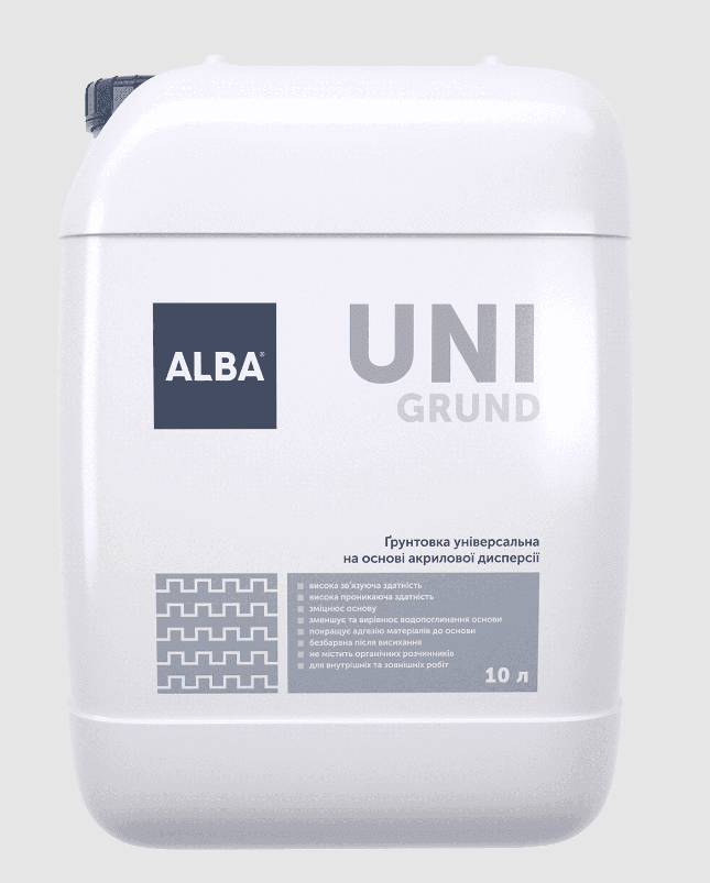 Грунтовка універсальна '' UNI GRUND'' 10 кг АЛЬБА