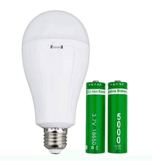 056325 Лампа світлодіодна акумуляторна LED 20W-E27-220V-6500K