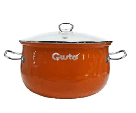 Каструля TM GUSTO Оранж Premium 20 см, 4,0 л 96051