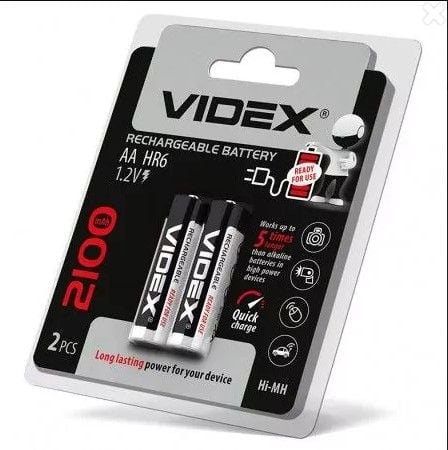 Аккумулятор Videx AA 2100Mh