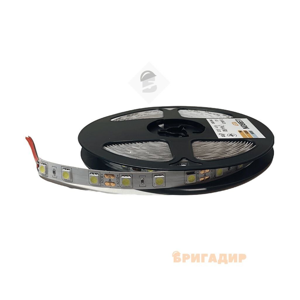 СВІТЛОДІОДНА СТРІЧКА LEBRON L-LS. SMD 5050  60 LED 14,4W/M DC 12 V 6000K IP 20 135901