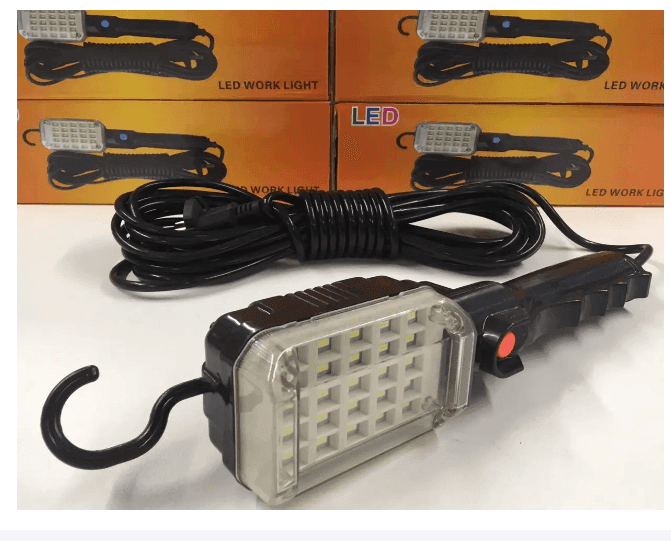 Лампа переносна світлодіодна 10м 12LED WD041L