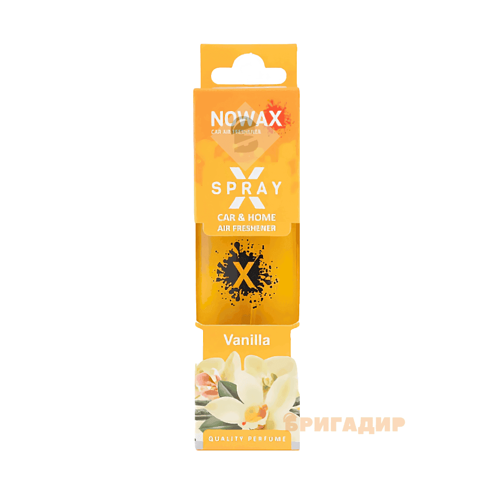 Ароматизатор повітря з розпилювачем в коробці NOWAX серія "X Spray"-Vanilla 50ml