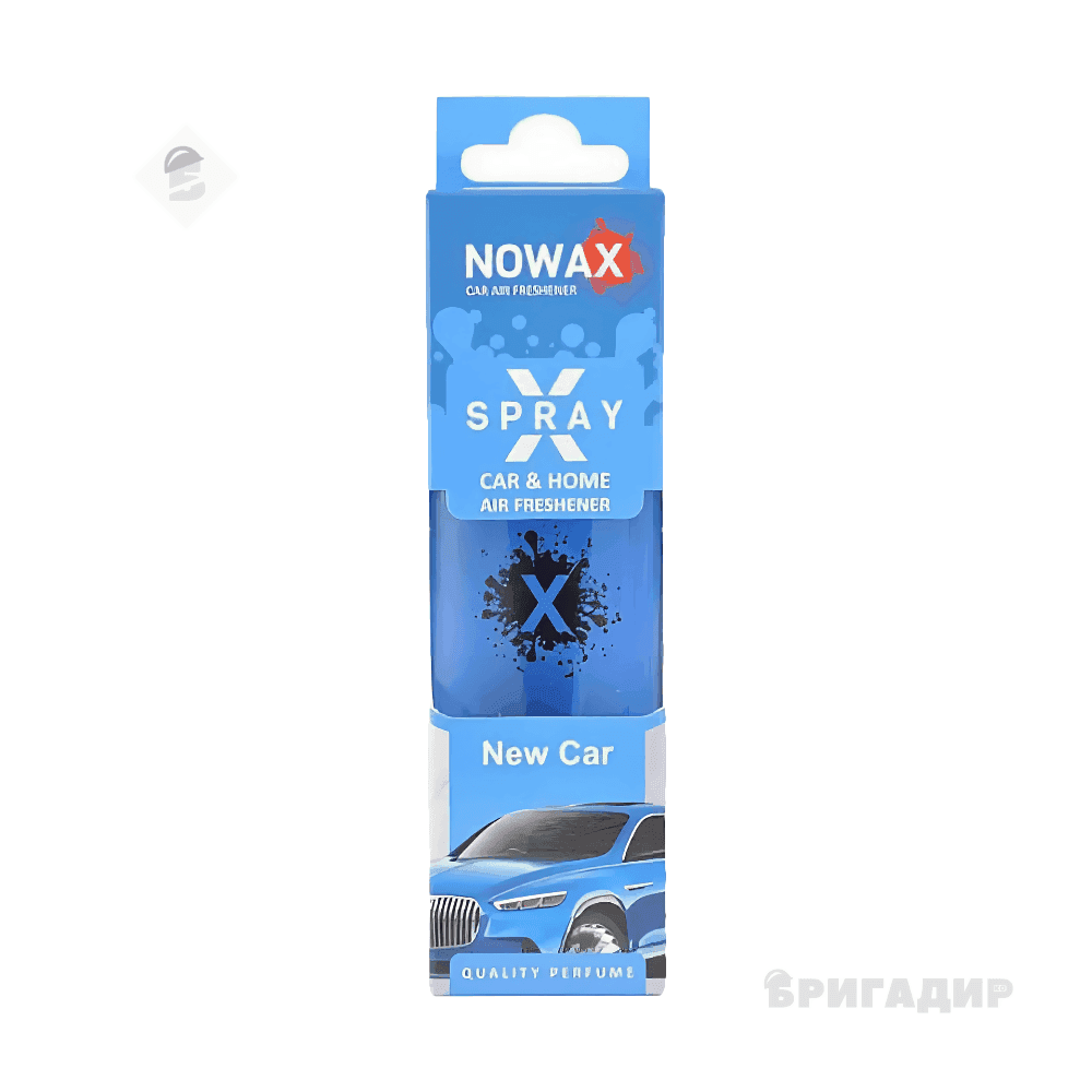 Ароматизатор повітря з розпилювачем в коробці NOWAX серія "X Spray"-New Car 50ml