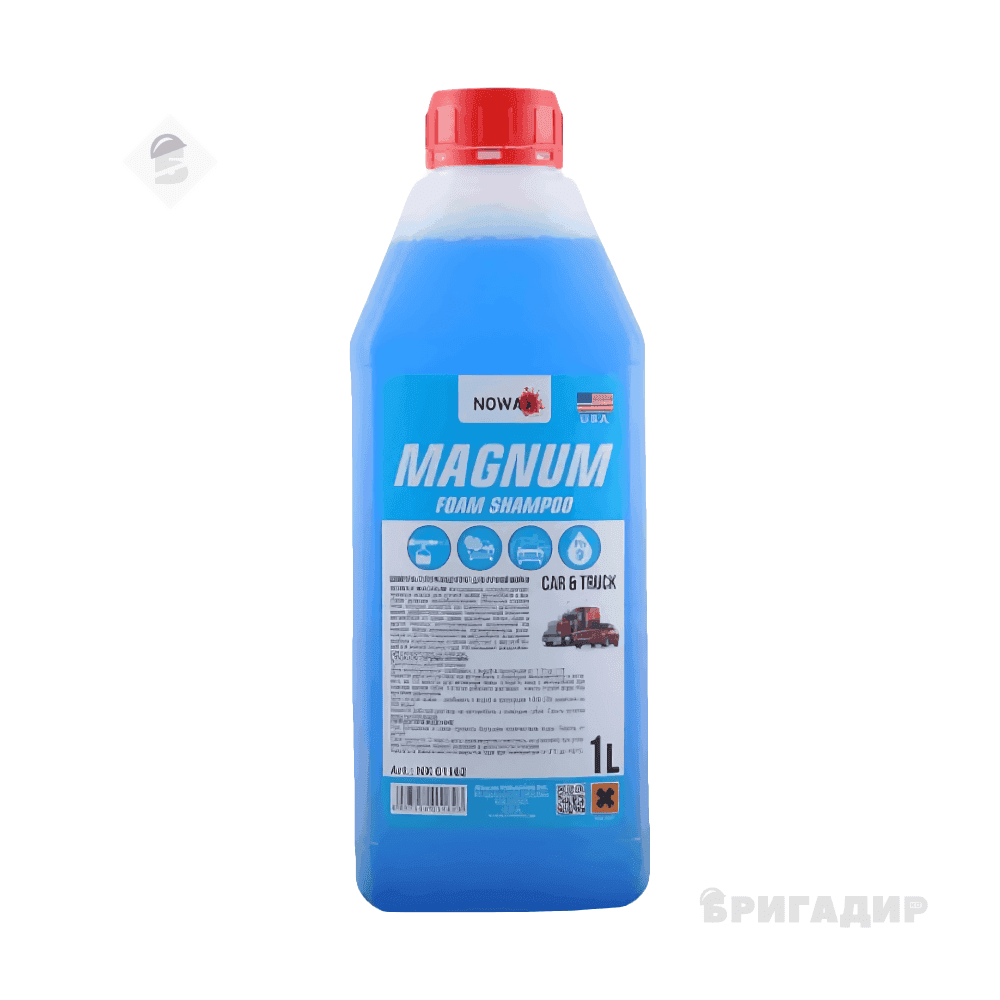 NX01162 Шампунь суперконцентрат для ручної мийки/Magnum foam shampoo. 1L