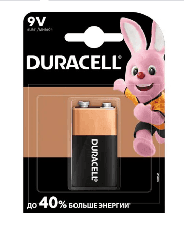 Крона Duracell 9В Алкалін