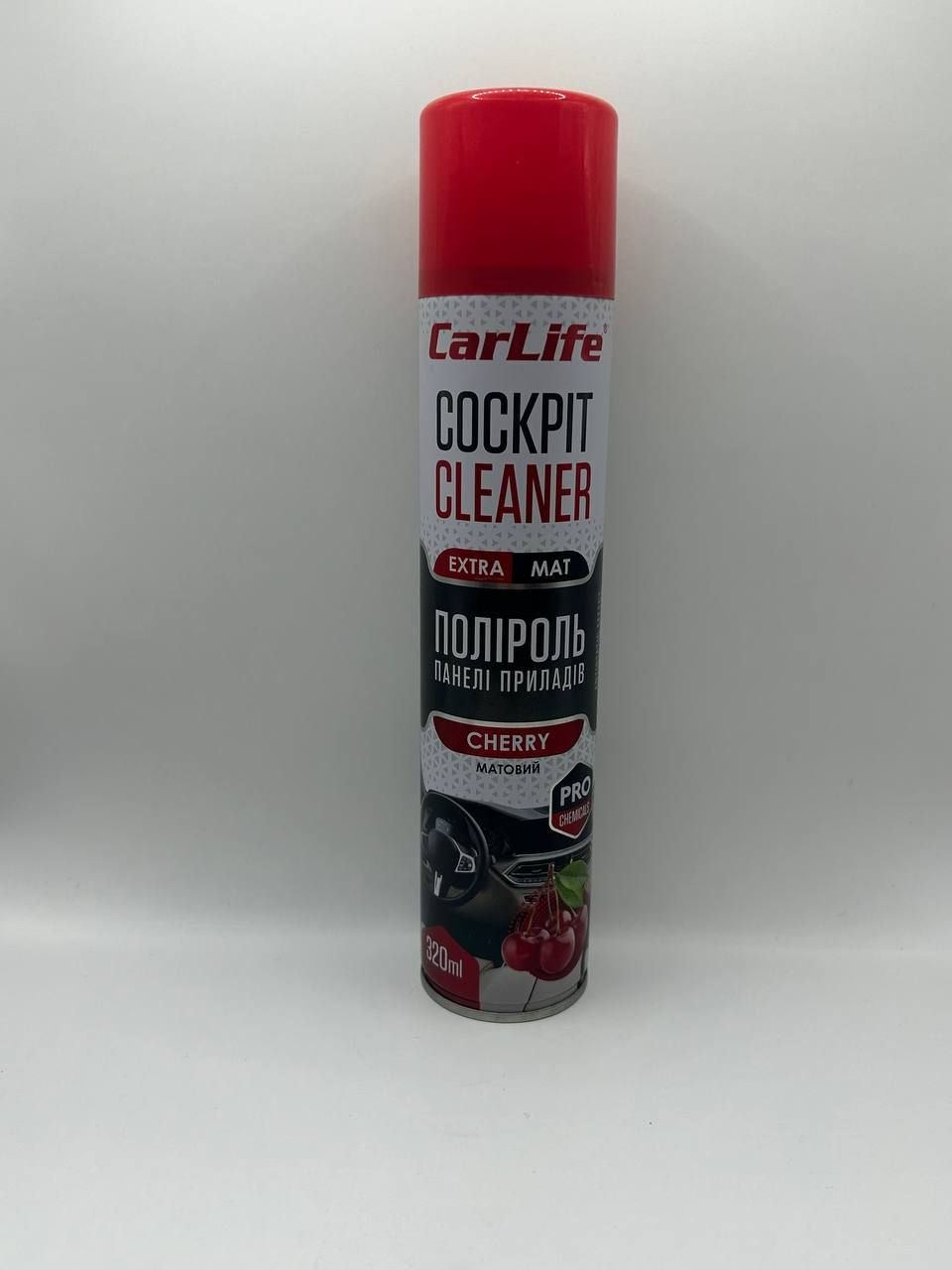 Поліроль панелі приладів CARLIFE ВИШНЯ 320ml