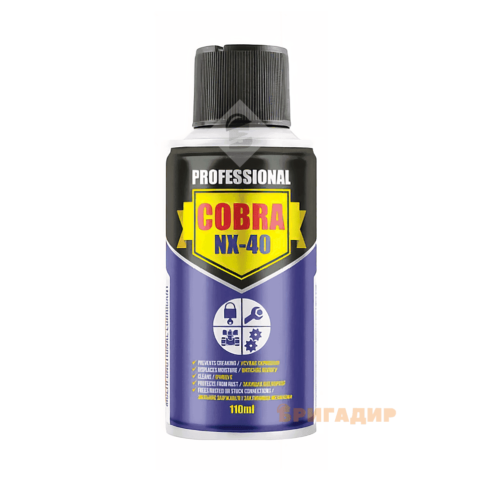 Спрей багатофункціональний, MULTIFUNCTION AL LUBRICANT COBRA NX-40, 110ml NX11400