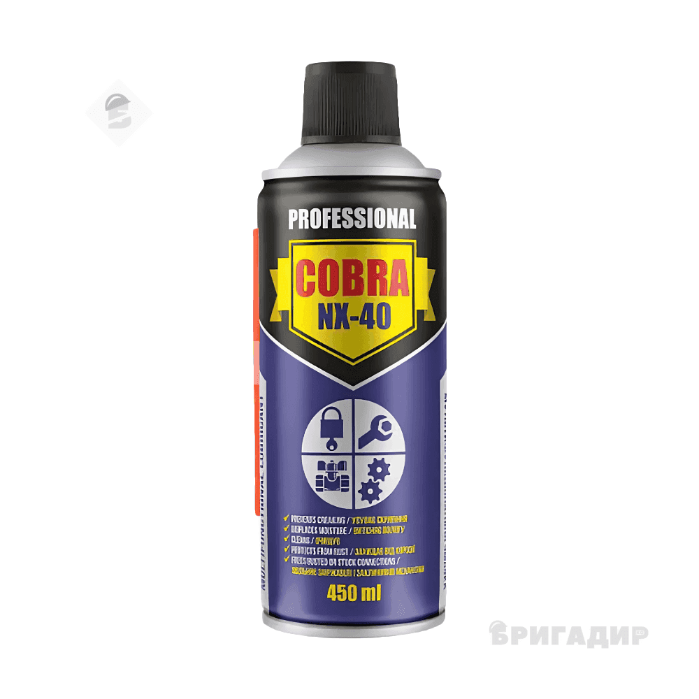 Спрей багатофункціональний, MULTIFUNCTION AL LUBRICANT COBRA NX-40, 450ml NX45400