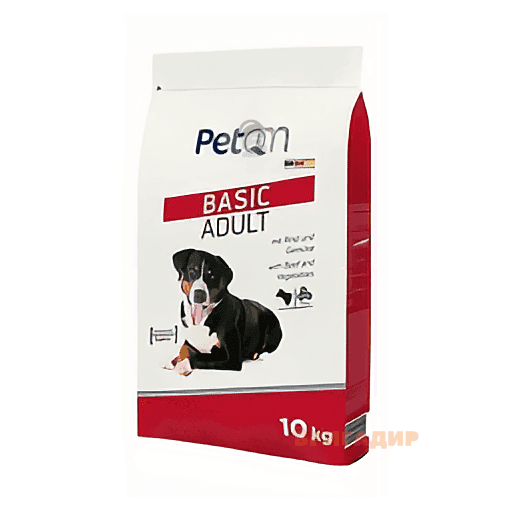 PetQm Dogs Beef & Vegetables 10kg сухий корм для дорослих собак з яловичиною та овочами