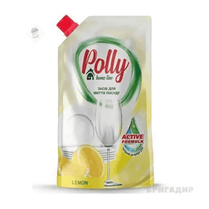 Засіб для миття посуду POLLY, лимон дой-пак, 500ml