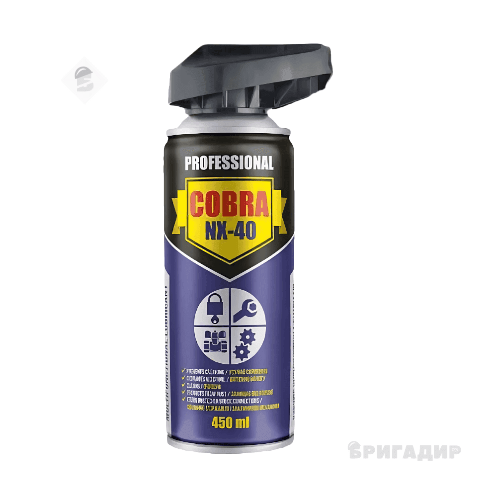 Спрей багатофункціональний MULTIFUNCTIONAL LUBRICANT PROFESSIONAL COBRA NX-40 450ml NX45600