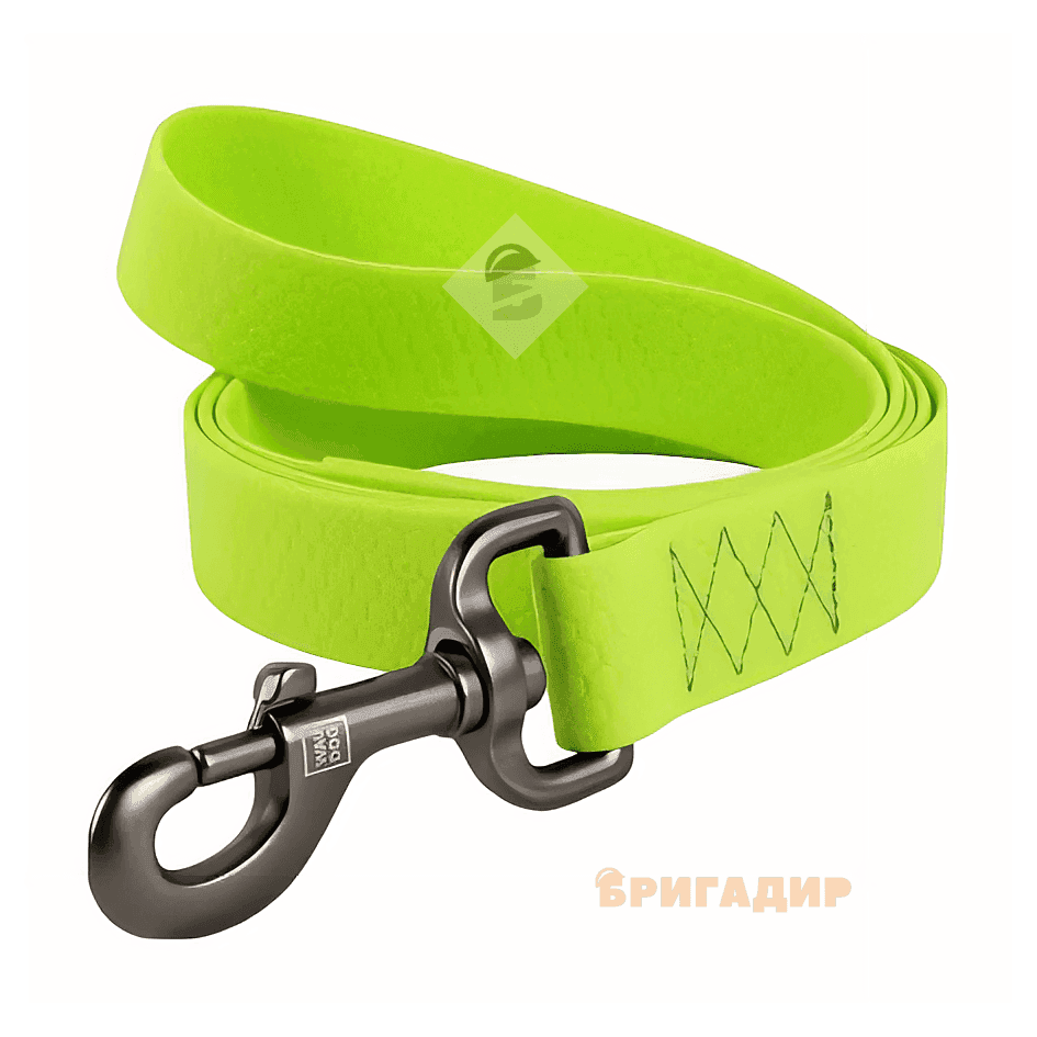 27315 Повідець WAUDOG Waterproof, водостійкий( ш. 15мм, д. 122см) салатовий