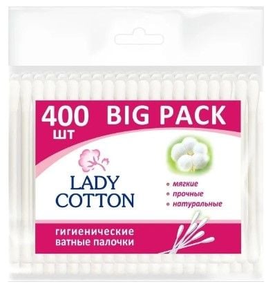 Ватні палички 400шт Lady Cotton