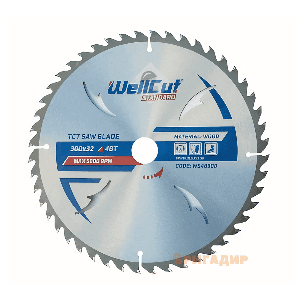 Пильний диск WellCut Standard 300*32*48Т (арт.WS48300) WS48300