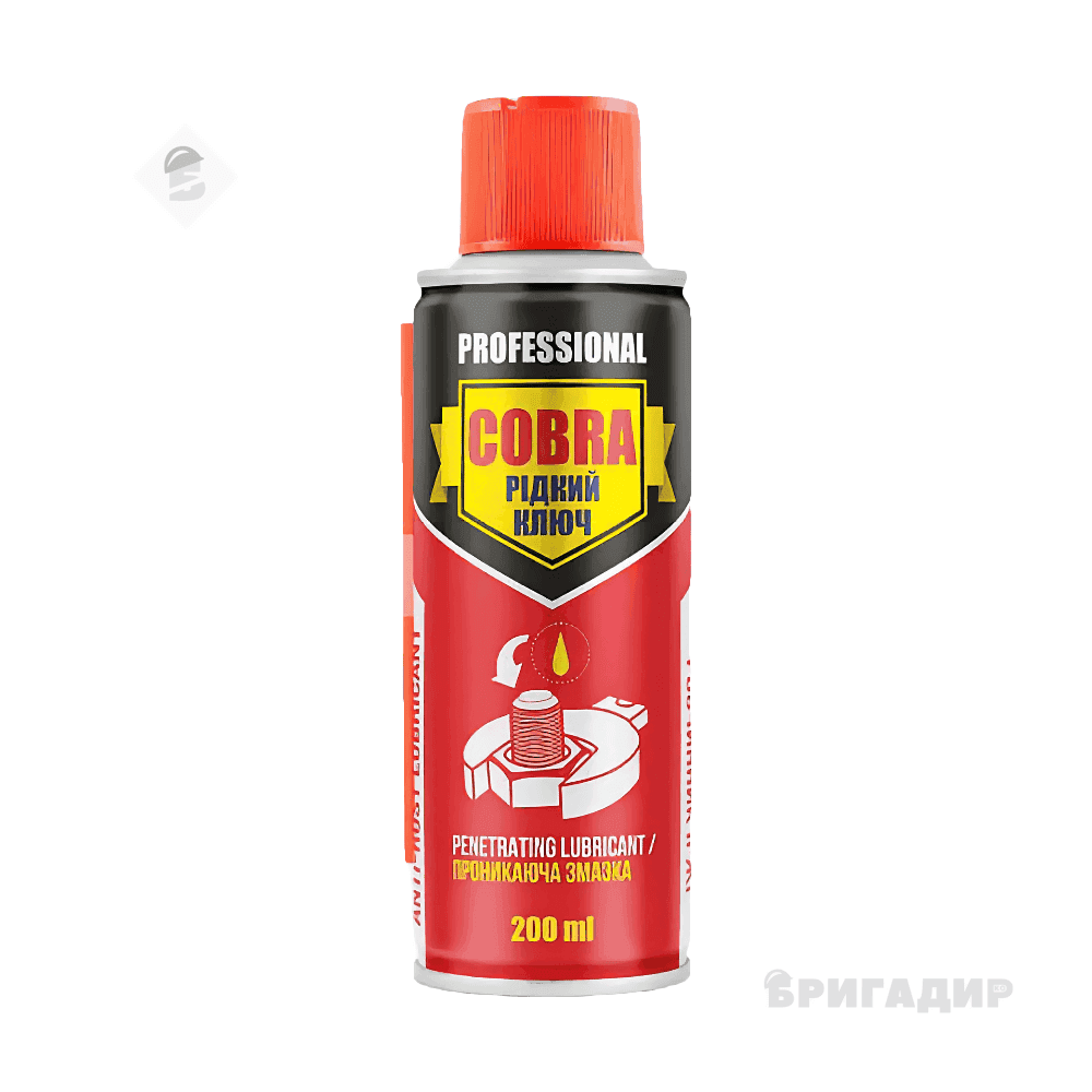 Рідкий ключ,ANTI-RUST LUBRICANT COBRA,200ml. (24шт.) NX20300