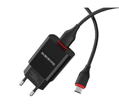 Сетевое Зарядное Устройство Borofone BA52A Lightning