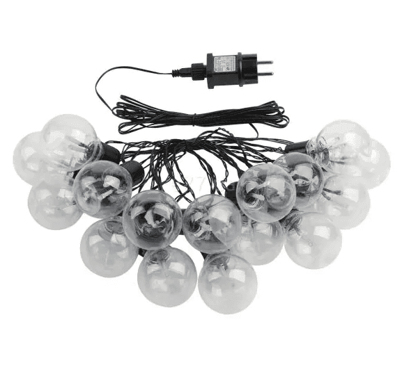 Гирлянда RD-7063 200LED УЛИЦА Провод-Чёрный, Цвет ламп-Белый (50)