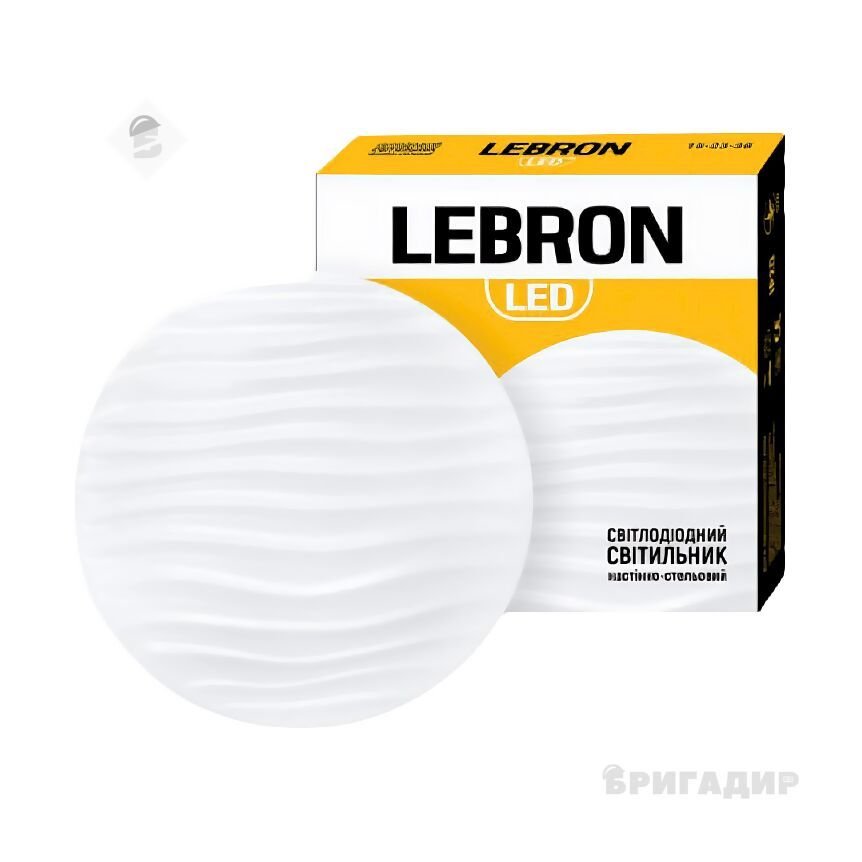 LED св-к LEBRON L-CL-TWIST, 24W, 4100K, 1680Lm, O340mm 15-23-64