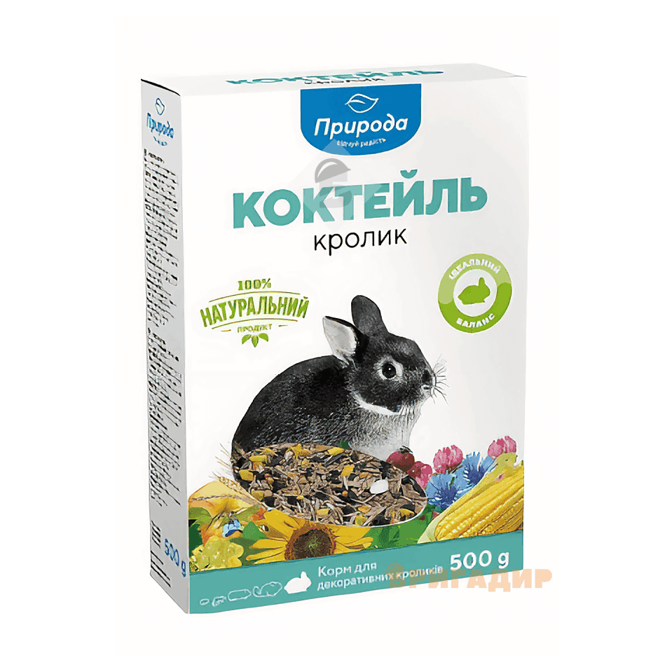 Природа Корм коктейль для гризунів "Кролик" 500г PR740044