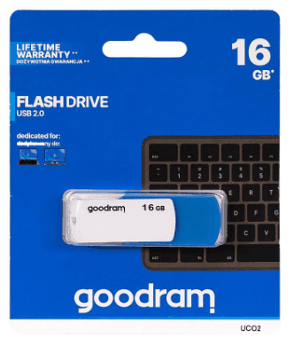 Флешка GOODRAM 16GB UCO2 colour микс USB 2.0 921067 111316