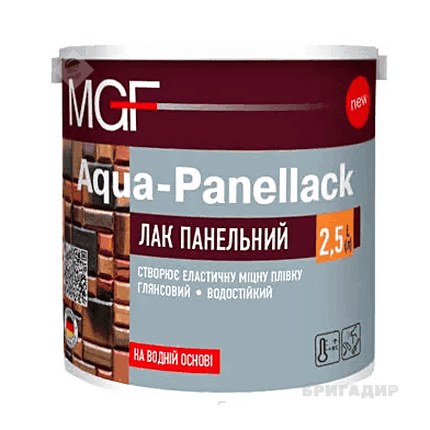 Лак панельний MGF Aqua-Panellak  0,75л 1151