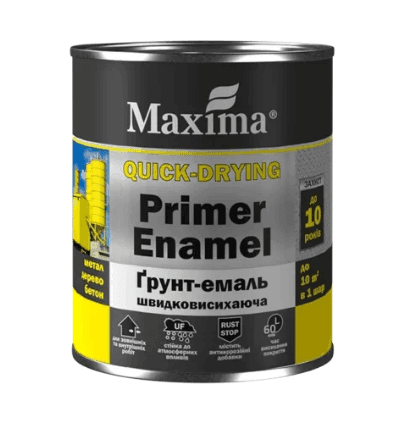 Емаль-грунт швидкосохнуча Максіма 0.75кг синя