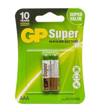 Батарейка GP 24A-U2 лужна LR03, AAA по 2 шт. Alkaline Super