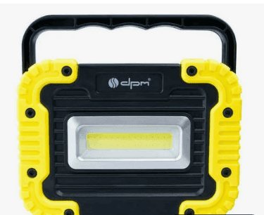 Ліхтарик LED Прожектор чорний/жовтий 500LM 4*AAA