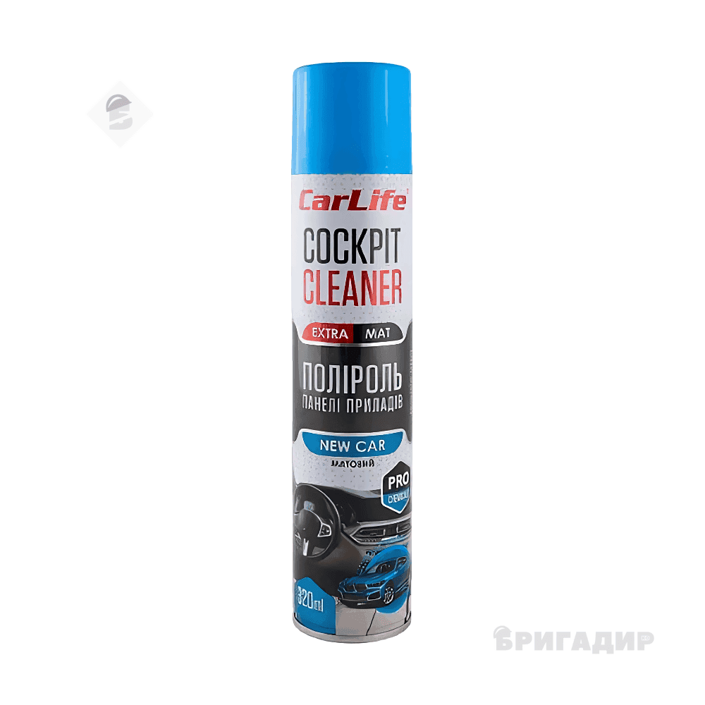 Поліроль панелі приладів CarLife Нова машина. Cockpit Cleaner EXTRA MAT 320ml