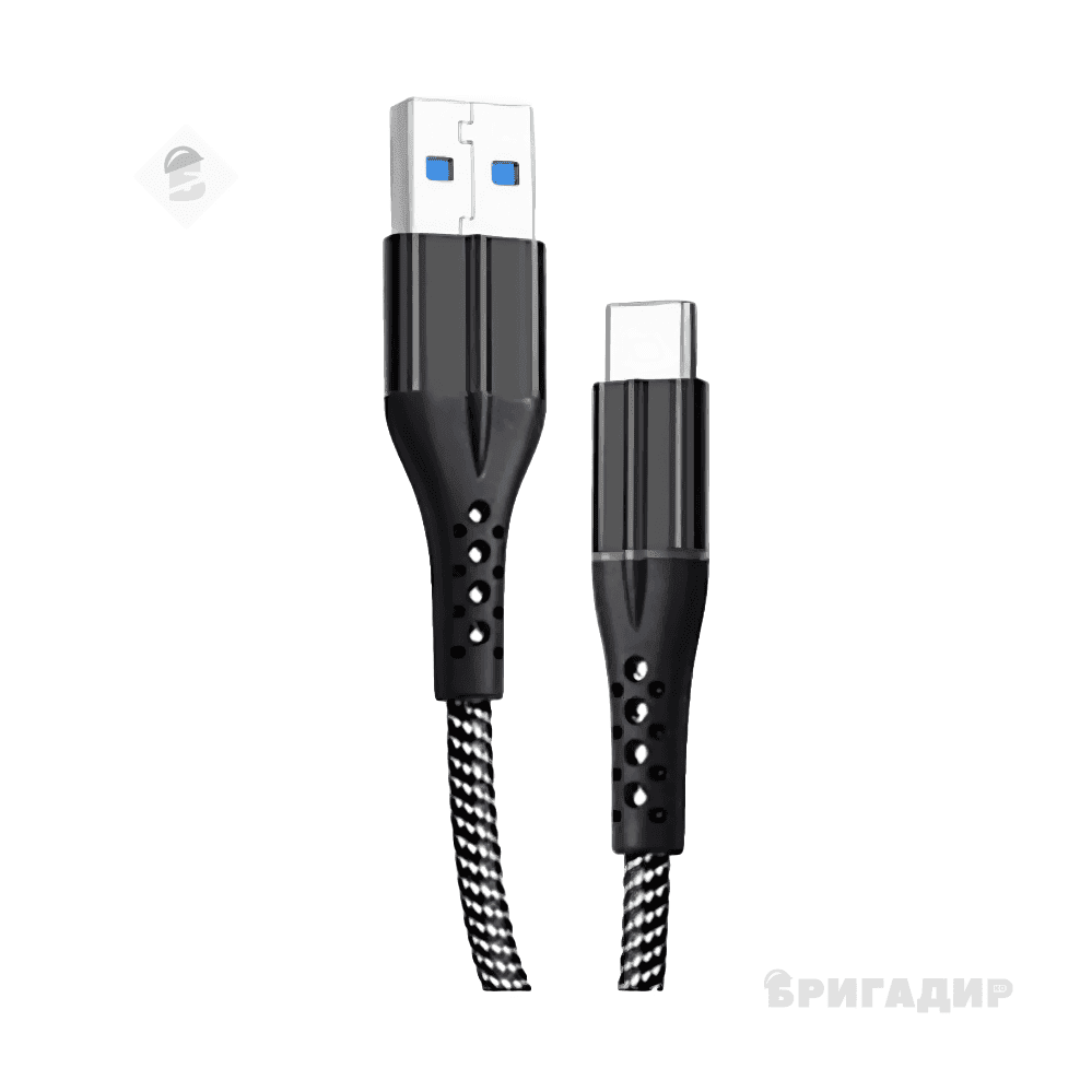 Кабель Micro USB 1м тканинна обплітка GMC-02MLB