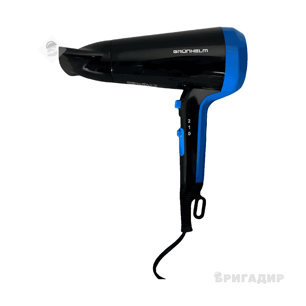 Grunhelm GHD-580 Фен для суш. волосся 2200Вт, 2шв. 3 реж. тепла ДИФУЗОР