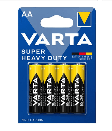 Батарейки R6 Varta Superlife ZnCb AA  556267 набір 4шт