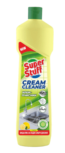 Крем для чищення поверхонь Лимон ТМ Super Stuff 500мл