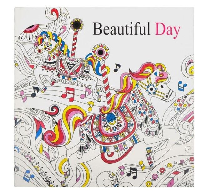 Розмальовка 12 аркушів Антистрес GDM-020