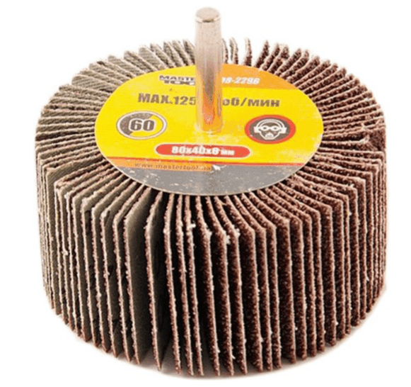 Круг пелюстковий в оправці Mastertool 60х30. P40