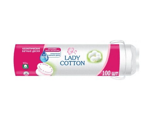 Lady Cotton Диски ватні косметичнi 100шт.